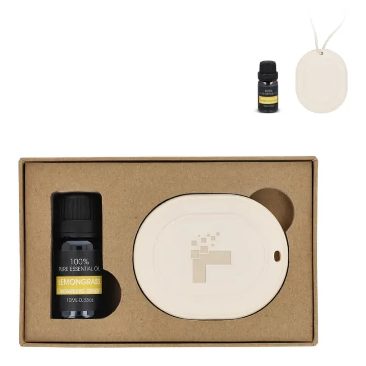 Zapachowy wieszak InSideOut z olejkiem trawy cytrynowej 10 ml - LT57307 (gadzety reklamowe)