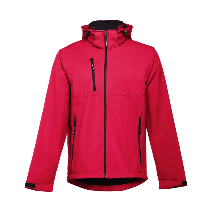 THC ZAGREB II. Męska kurtka softshell z poliestru i elastanu - 11187
