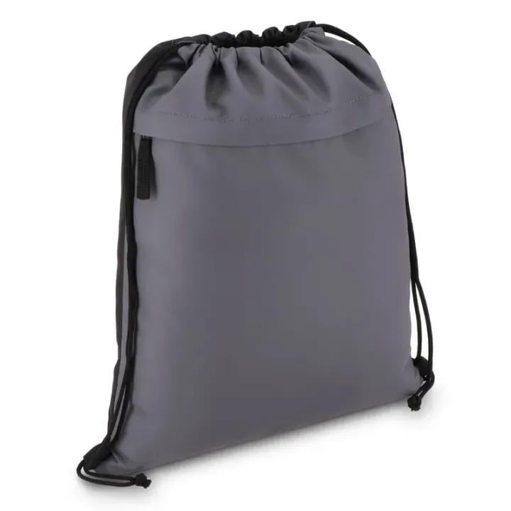 Torba ze sznurkiem z powlekanego PU R-PET 600D, wymiary 33 x 42 cm - LT91394 (N0061)