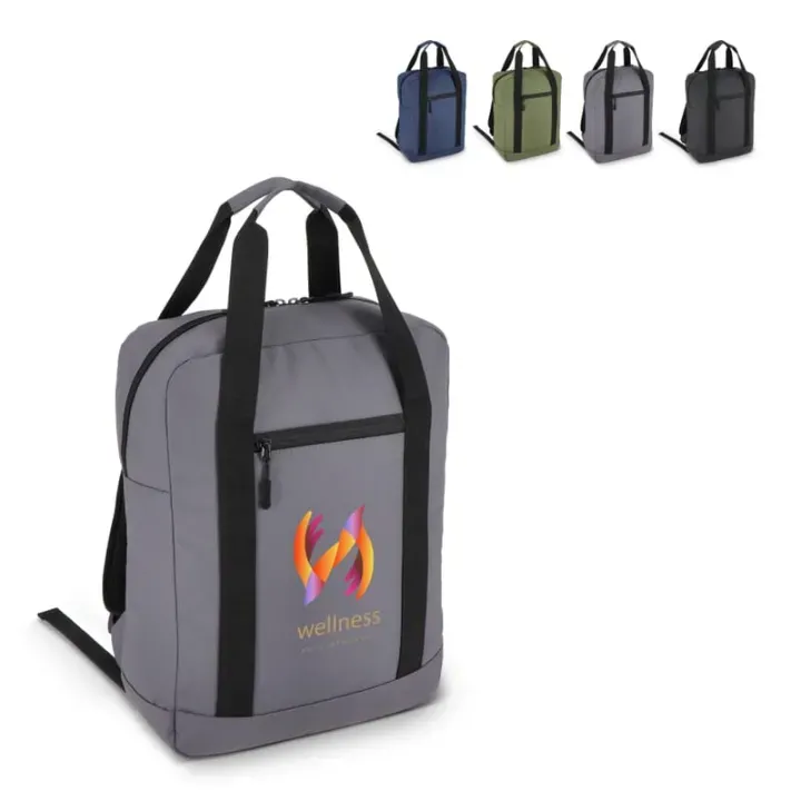 Plecak z powłoką PU, wykonany z materiału R-PET 600D, 27,5 x 12 x 37,5 cm, 12 l - LT95362 (gadzety reklamowe) Plecak z powłoką PU, wykonany z materiału R-PET 600D, 27,5 x 12 x 37,5 cm, 12 l - LT95362 (gadzety reklamowe)