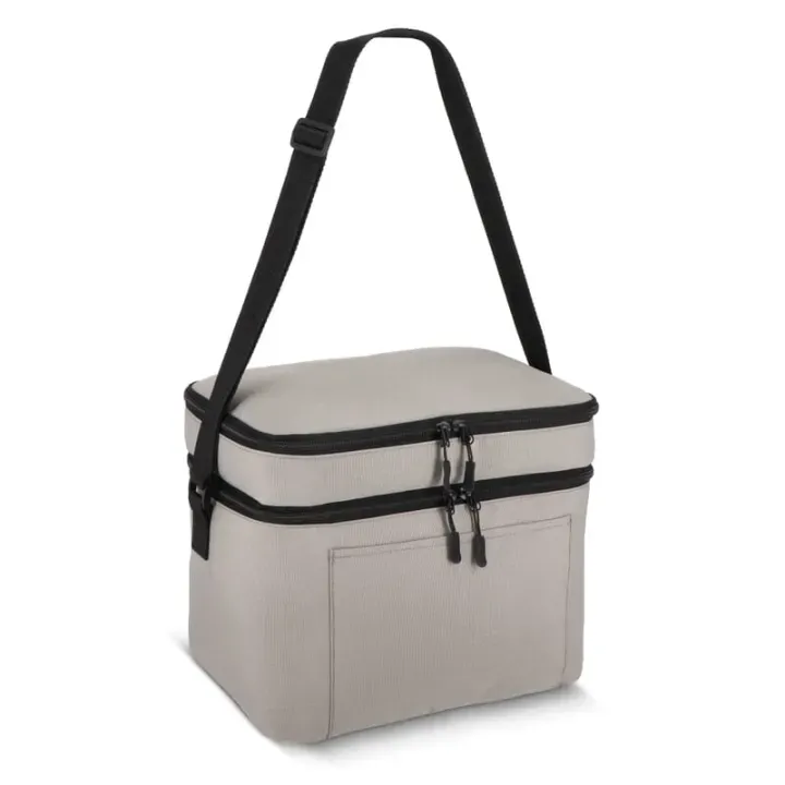 Torba termoizolacyjna R-PET 600D z podwójną komorą 30 x 20 x 25 cm 15 l - LT95389 (N0061) Torba termoizolacyjna R-PET 600D z podwójną komorą 30 x 20 x 25 cm 15 l - LT95389 (N0061)