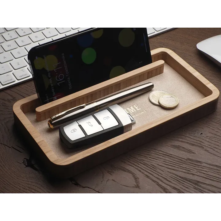 Drewniany organizer na biurko - JA 1850292