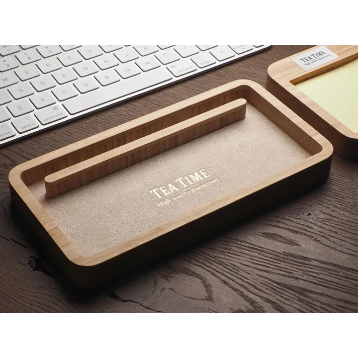 Drewniany organizer na biurko - JA 1850292