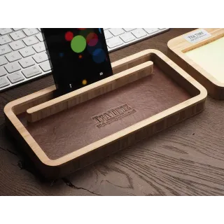 Drewniany organizer na biurko - JA 1852292