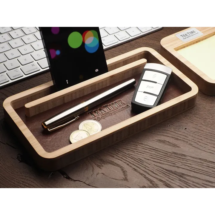 Drewniany organizer na biurko - JA 1852292