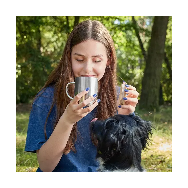 Maloy Steel Mug 350 ml Silver - R08481