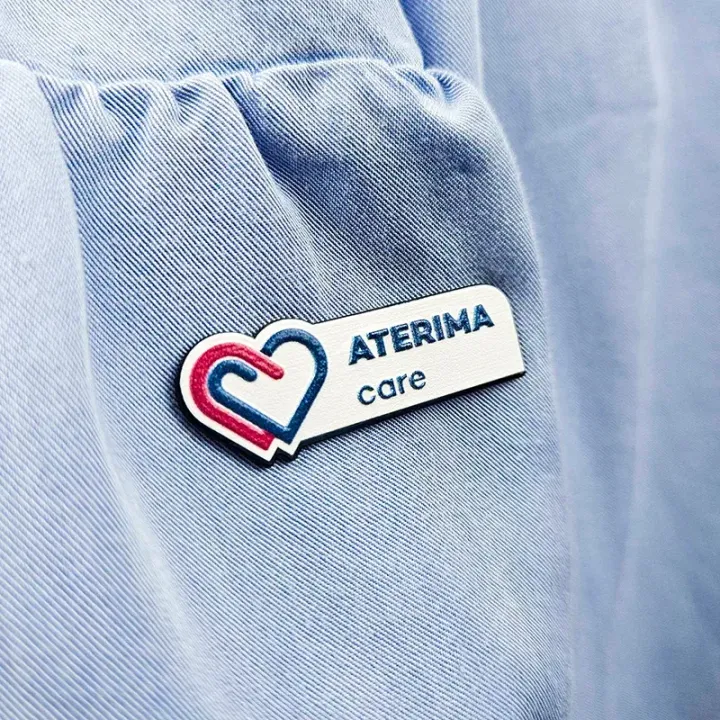 Przypinka metalowa nadruk UV jednostronny