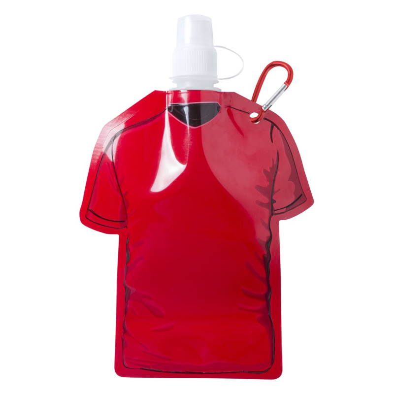 Butelka sportowa w kształcie T-shirta z karabińczykiem 480 ml - AP781214