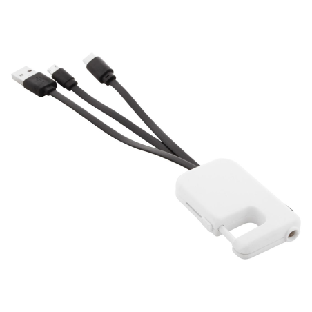 Kabel USB z karabińczykiem i latarką - AP800414