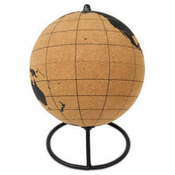 Globus korkowy ze stojakiem z 12 pinezkami - MO9722