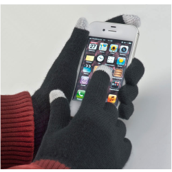 Rękawiczki do obsługi smartfonów, uszyte z miękkiego akrylu - 9876503