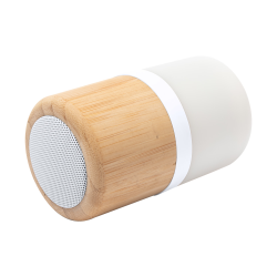 Głośnik bluetooth w bambusowej obudowie z podświetleniem LED - AP721511