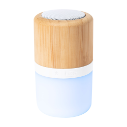 Głośnik bluetooth w bambusowej obudowie z podświetleniem LED - AP721511