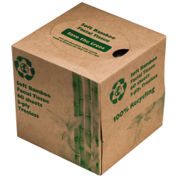 Chusteczki 3-warstwowe  w ekologicznym pudełku - MA 6049201