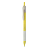 Ekologiczny długopis ze słomy pszenicznej z gumowym uchwytem - AP721429