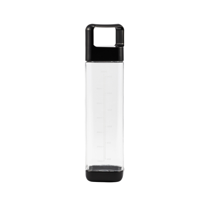Bidon o nietypowym kwadratowym kształcie z wygodnym uchwytem, 800 ml - R08252