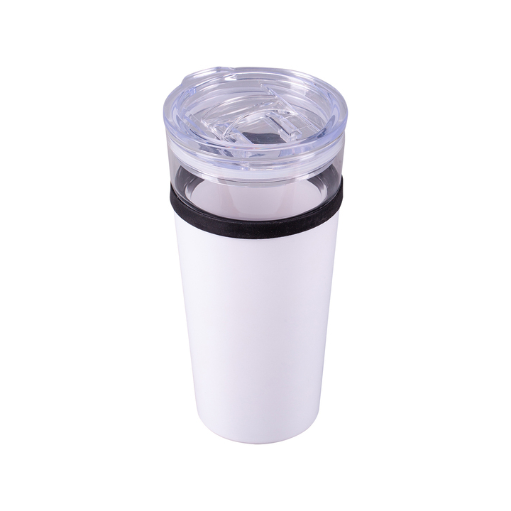 Kubek dwuścienny ze stali nierdzewnej, 400 ml - R08431