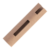 Drewniany zestaw składający się z ołówka HB oraz linijki 17cm w papierowym etui - R73761