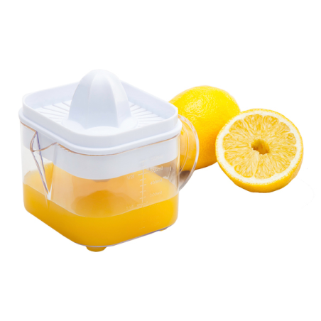 Pojemnik z wyciskarką do pomarańczy oraz wyciskarką do cytryn o całkowitej pojemności 600 ml - R08280