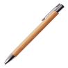 Wykonany z litego bambusa i metalu długopis w bambusowym etu - R01070