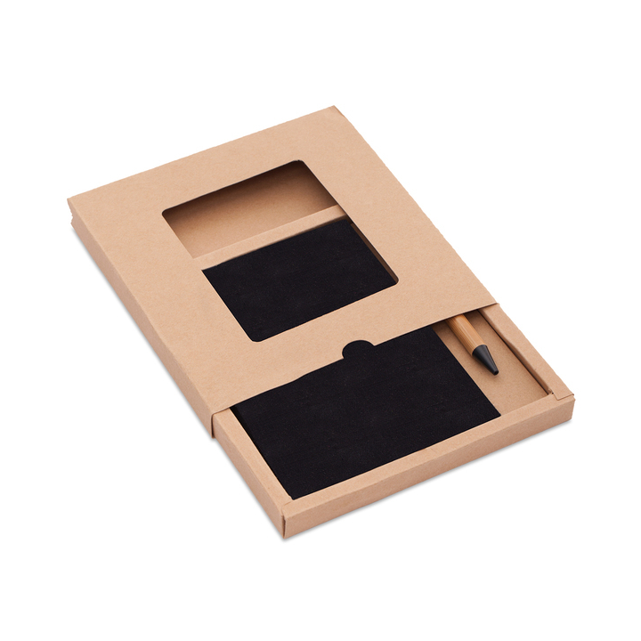 Notes w lnianej okładce z długopisem - R64238.79