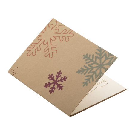Personalizowana, papierowa kartka świąteczna - AP718646-E