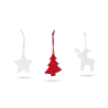 Zestaw filcowych dekoracji świątecznych - ST 99342