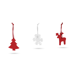 Zestaw filcowych dekoracji świątecznych - ST 99341