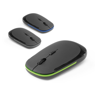 Bezprzewodowa mysz 2.4 GhZ wykonana z ABS z gumowym wykończeniem - ST 97398