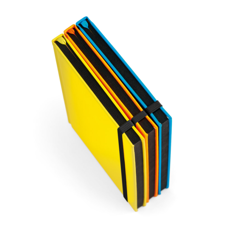 Notes A5 w twardej oprawie, wykonanej z fluorescencyjnego PU - ST 93269
