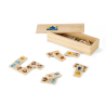 Drewniana gra domino dla dzieci z figurami zwierząt - ST 98074
