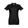 Damski slim fit polo t-shirt - ST 30138/30139