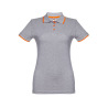 Damski slim fit polo t-shirt - ST 30138/30139