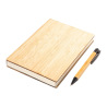 Bambusowy notes z długopisem - R64251