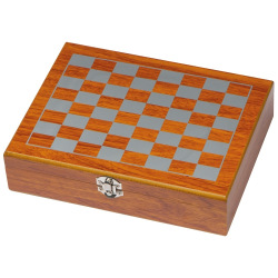 Zestaw piersiówka, szachy, karty i kości - MA 6078601