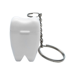 Brelok z nicią dentystyczną w kształcie zęba - R17731