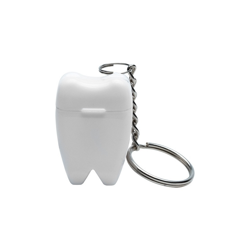 Brelok z nicią dentystyczną w kształcie zęba - R17731
