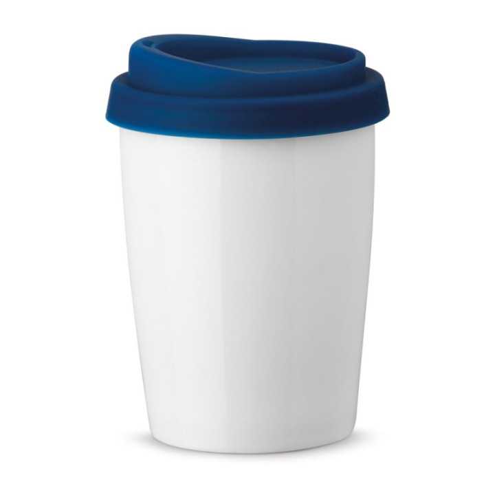 Kubek podróżny z porcelany, 280 ml - ST 94692