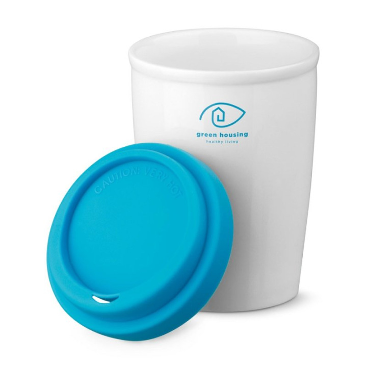 Kubek podróżny z porcelany, 280 ml - ST 94692