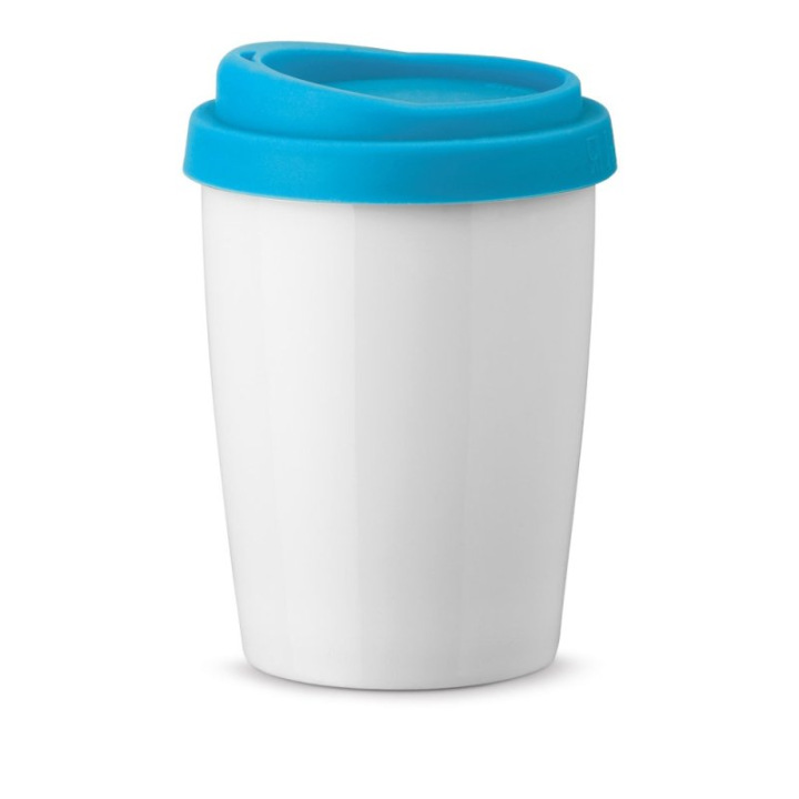 Kubek podróżny z porcelany, 280 ml - ST 94692