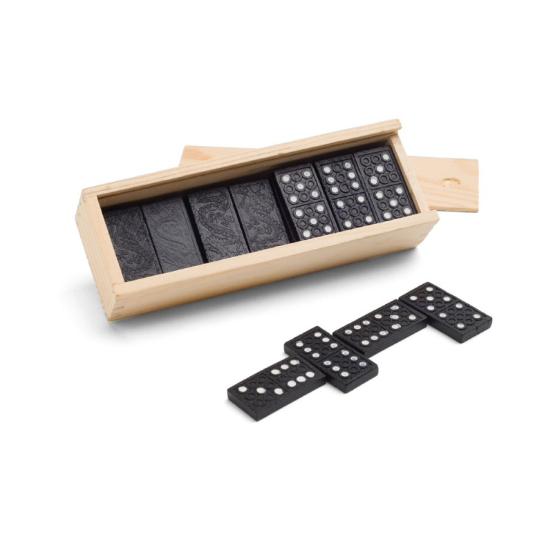 Gra Domino w drewnianym pudełku - ST 98004