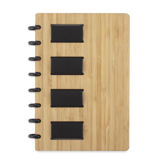 Innowacyjny notes bambusowy A5 w linie - AS 17849