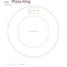 Talerz do pizzy PIZZA KING