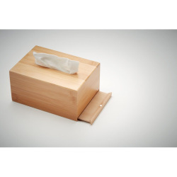 Prostokątne bambusowe pudełko na chusteczki - MO6291