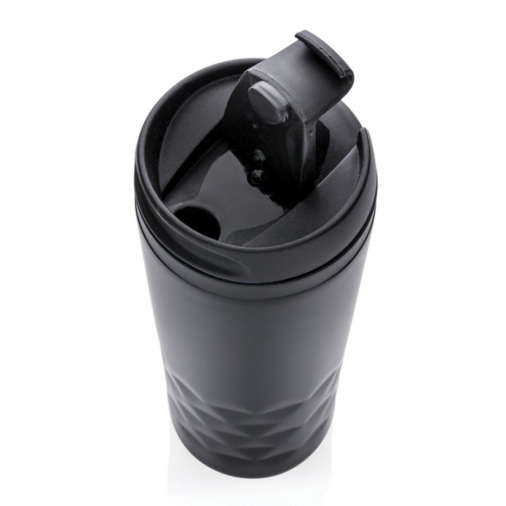 Geometryczny kubek podróżny 300 ml - P432.362