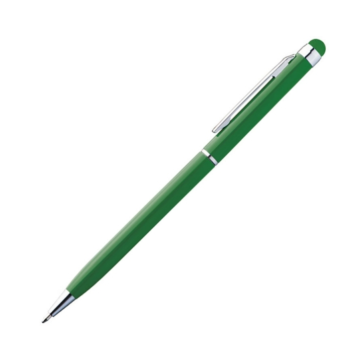 Metalowy długopis z touch penem - 337805