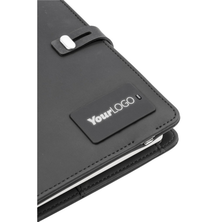 Teczka z power bankiem A5, 4000 mAh - 07167