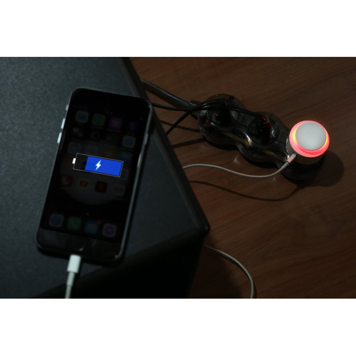 Ładowarka sieciowa USB z lampką nocną - 09135
