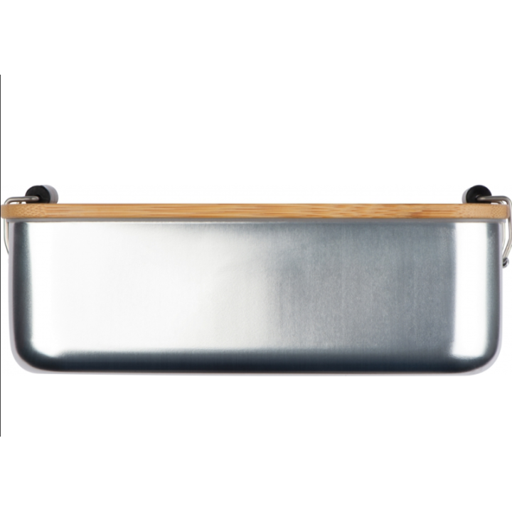Lunchbox ze stali nierdzewnej z bambusową pokrywką - MA 8256207