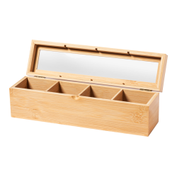 Bambusowe pudełko do przechowywania herbaty - AP722194